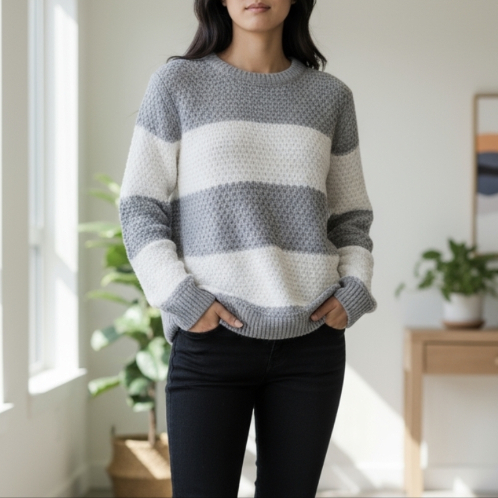 Long color block sweater Gap. Size xs